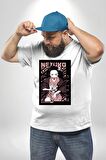 Nezuko Demon Slayer Beyaz Büyük Beden Kadın Erkek Ünisex  Basic Ön Baskılı Tişört