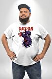 Kasuki Bakugo Anime  Beyaz Büyük Beden Kadın Erkek Ünisex  Basic Ön Baskılı Tişört