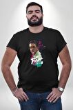 Fight Club Sinema Siyah Büyük Beden Erkek Kadın Unisex Basic Ön Baskılı Tişört
