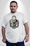 Breaking Bad Beyaz Büyük Beden Kadın Erkek Ünisex  Basic Ön Baskılı Tişört