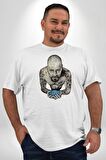 Breaking Bad Beyaz Büyük Beden Kadın Erkek Ünisex  Basic Ön Baskılı Tişört