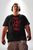 Pink Floyd The Wall Siyah Büyük Beden Erkek Kadın Unisex Basic Ön Baskılı Tişört