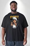Basketbol Chef Curry Nba Star Stafine Curry Siyah Büyük Beden Erkek Kadın Unisex Basic Ön Baskılı Tişört