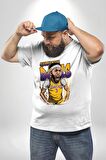 Anthony Davis Basketbol Lakers Beyaz Büyük Beden Kadın Erkek Ünisex  Basic Ön Baskılı Tişört