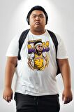 Anthony Davis Basketbol Lakers Beyaz Büyük Beden Kadın Erkek Ünisex  Basic Ön Baskılı Tişört