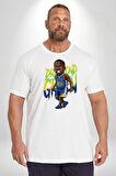 Draymond Green Basketbol Golden State  Beyaz Büyük Beden Kadın Erkek Ünisex  Basic Ön Baskılı Tişört