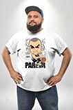 Tony Parker Spurs Basketbol Star Beyaz Büyük Beden Kadın Erkek Ünisex  Basic Ön Baskılı Tişört