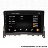 Araç Multimedya Mercedes C180 Android 12 Carplay 4Gb Ram + 64Gb Hdd Navigasyon Ekran MYW