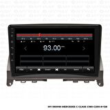 Araç Multimedya Mercedes C180 Android 12 Carplay 4Gb Ram + 64Gb Hdd Navigasyon Ekran MYW