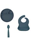 Porsiyon Set Deep Blue(tabak+basic Önlük+nam Nam)
