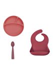 Porsiyon Set Velvet Rose(TABAK BASİC ÖNLÜK NAM NAM)