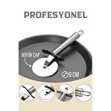 Profesyonel 9 cm Çelik Pizza Kesici Ignacio Design