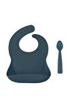 Basics 2 Li Beslenme Seti (silikon Önlük+silikon Kaşık)