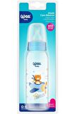 Desenli Cam Biberon 250 Ml + Mini Cam Alıştırma Bardağı Seti 30 Ml