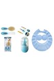 Naturel Fırça Tarak +bebek Duş Başlığı+tırnak Bakım Seti