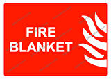 FİRE BLANKET Uyarı Levhası