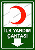İlk Yardım Çantası Uyarı Levhası