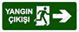 Yangın Çıkışı Uyarı Levhası