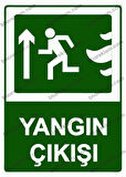 Yangın Çıkışı Uyarı Levhası