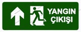 Yangın Çıkışı Uyarı Levhası