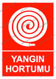 Yangın Hortumu Uyarı Levhası