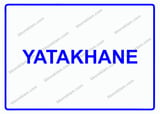 Yatakhane Uyarı Levhası