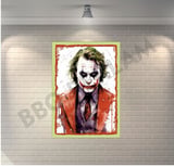 Joker Retro Ahşap Poster
