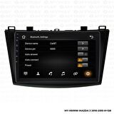 Araç Multimedya Mazda 3 Android 12 Carplay 4Gb Ram + 64Gb Hdd 2010-2015 Navigasyon Ekran MYW