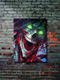 Eren Jaeger - Attack On Titan - Anime & Manga Posterleri, Özel Tasarım Kağıt Poster, Duvar Sanatı