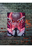 Makima - Chainsaw Man, Anime - Manga Serisi, Özel Tasarım Kağıt Poster, Duvar Sanatı
