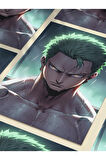 Zoro - One Piece - Anime & Manga Posterleri, Özel Tasarım Kağıt Poster