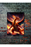 Charizard - Pokemon - Anime & Manga Posterleri, Özel Tasarım Kağıt Poster