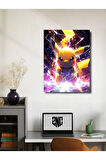 Pikachu - Pokemon - Anime & Manga Posterleri, Özel Tasarım Kağıt Poster