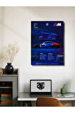 BMW M4 GTS EVO - Eşsiz Tasarım Otomobil Posterleri, Özel Tasarım Kağıt Poster