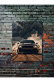 Challenger SRT - Dodge - Eşsiz Tasarım Otomobil Posterleri, Özel Tasarım Kağıt Poster