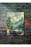 Aston Martin DB5, Eşsiz Tasarım Otomobil Posterleri, Özel Tasarım Kağıt Poster