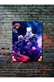 Brawl Stars, Eşsiz Tasarım Oyun, Karakter Posterleri, Özel Tasarım Kağıt Poster