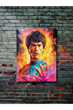 Bruce Lee, Film, Dizi, Karakter Posterleri, Özel Tasarım Kağıt Poster, Duvar Sanatı