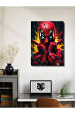 Deadpool - Marvel - Dizi, Film ve Karakter Özel Tasarım Poster Serisi, Eşsiz Tasarım,