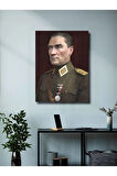 Mustafa Kemal Atatürk Tarihi Portre Posteri, Tarihi Kişiler, Özel Tasarım Kağıt Poster, Duvar Sanatı