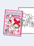 My Melody, Çocuklar İçin Eğlenceli Boyama Kitabı, (+20), (Tam Sayfa Resimli Boyama Kitabı)