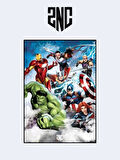 Avengers, Çocuklar İçin Boyama Kitabı, (20 Tam Sayfa Resimli Boyama Kitabı) + A4 Poster Hediyeli