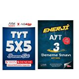 AKM Kitap TYT 5 Deneme ve Palme AYT Sayısal Özel Baskı Deneme Seti 2 Kitap