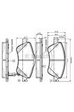 Bosch 0986tb3069 Ön Balata Aurıs-corolla 1.3 1.4d-1.4 Vvtı-1.6 Vvtı-1.8-2.0d-4d-2.2d 07 10