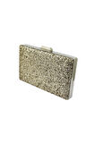 Gold Dore Altın Renk Pullu Pul Payet Çanta Gece Çantası Abiye Çanta Portföy Clutch