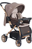 P11 Dream Çift Yönlü Bebek Arabası Gold Kahve