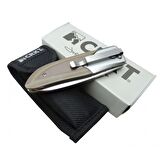 CRKT CR 0145 Kamp Çakı 18 cm - Ahşap Saplı, Kılıflı, Kutulu