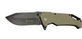 Columbia FST4002B Gri Taktikal Kamp Çakı 20cm- Yarı Otomatik, Kemerlikli