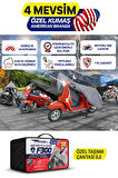 Honda NC 750 X DCT  Amerikan Fitilli Motosiklet Brandası Çadır Örtü - Miflonlu