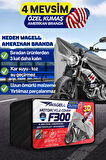 Yamaha NMax 155  Amerikan Fitilli Motosiklet Brandası Çadır Örtü - Miflonlu